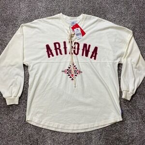 Arizona shirt Spirit jersey Trib Aztec Varsity College  Western  lace neck sport
